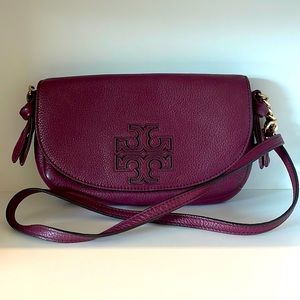 Authentic Tory Burch Crossbody Flap Bag